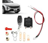 Remote Control Car Battery Isolator | Disconnect for Safe Power Management | Multi-Function Cut-Off Button for Electrical Equipment | Great for Automotive, RV, and Marine Use