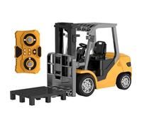 Remote Control Construction Vehicle - RC Forklifts Alloy Toy | Desktop Realistic Alloy Forklifts with Sound RC Construction Vehicle Toy for Kids, Students, Teens, Playground, Yard, Balcony, LivingRoom