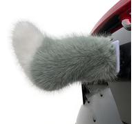 Remote Control Electric Car Tail, Cute Fuzzy Moving Tail for Auto Trunk Bumper, USB Rechargeable Electric Wiggle Car Decoration, Plush Wagging Tail for Car Exterior Aesthetic (G)