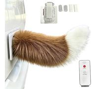 Remote Control Electric Car Tail,Wagging Remote Control Rechargeable Realistic Cute Decor | Cute Fuzzy Moving Tail,for Travel Rear Trucks Motorcycle Home Vehicles Holiday Party SUV Trip Commuting