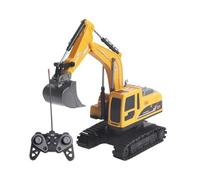 Remote Control Excavator - Rechargeable Sand Digger | 29x9x23cm ABS Alloy Construction Toy with USB Charging, 520g Lightweight RC Vehicle with Functional Arm, Engineering Playset, Fun Outdoor Machine