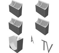 Remote Control Holder for FireTV and TV Universal IR Controllers - Wall Mount