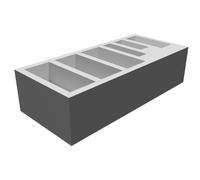 Remote Control Holder for Media Devices Universal Wall Mount Storage Solution