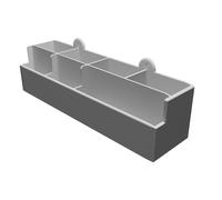 Remote Control Holder Wall Mount with Multi-Pocket Storage System for TV