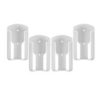 Remote Control Organizer Wall Mount 4pezzi Abs Bianco