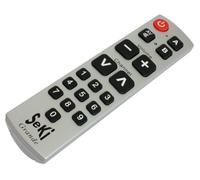 REMOTE CONTROL UNIVERSALE SeKi ARGENTO Grandi Pulsanti