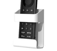 Remote Control Wall Holder, Punch-Free TV Controller Organizer, Adhesive Mount Storage, Air Conditioner Remote Rack Bracket for Bedroom, Living Room, Offices Kitchen and Media, 2.6x1.65x3.78 Inch