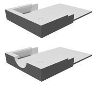 Remote Control Wall Mount for Biltema RGB LED Strip Universal