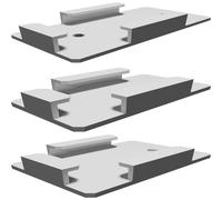 Remote Control Wall Mount Holder Set for RGB & Sound Bar - 3 Sizes Storage