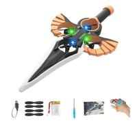 Remote Flying Sword, Flying Sword Rc Glider, 2025 New Stunt Remote-Controlled, 3-Speed Control, 360-Degree Stunt Roll, Easy to Fly Remotes Control Plane for Teens (1Battery,Bronze-Gesture)