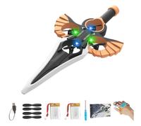 Remote Flying Sword, Flying Sword Rc Glider, 2025 New Stunt Remote-Controlled, 3-Speed Control, 360-Degree Stunt Roll, Easy to Fly Remotes Control Plane for Teens (2Battery,Bronze-Gesture)