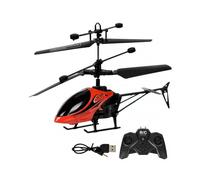 Remote Helicopter Two Way Charge Drop Resistant Wireless Remote Control Plane for Children Toys Gifts Red