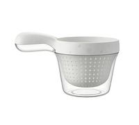 Removable Double Layer Vegetable Colander, Stainless Steel Strainer Bowl Basket for Fruit Veggies Washing Container, for Apartment Home Restaurant Outdoor Camping and Daily Meal Prep