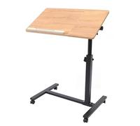 Removable Laptop Table Portable Office Desk Home Office Removable Table Mobile Sturdy Laptop Desk End Bed Sofa Couch Coffee Table Rolling Shaped Writing Computer Workstation For Home Office