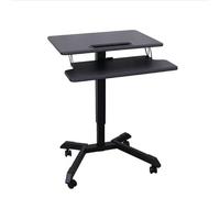 Removable Laptop Table Portable Office Desk Home Office Removable Table Mobile Sturdy Laptop Desk End Bed Sofa Couch Coffee Table Rolling Shaped Writing Computer Workstation For Home Office