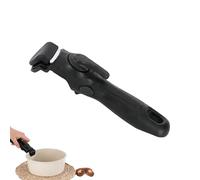 Removable Pot Handle, Cream White Detachable Pan Handles, Kitchen Cookware Replacement Attachment, Universal Pan Handle, Replacement Handles For Pots And Pans With 2 PCS Silicone Oven Mitts Heat