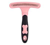 Removal Comb, Pet Grooming Comb, Undercoat Rake for Dogs, Wide Tooth Pet Comb, Double Row Pet Groomer, Dematting Rake for Dogs, Safe Undercoat Grooming Tool, Loose Hair Remover for Dogs