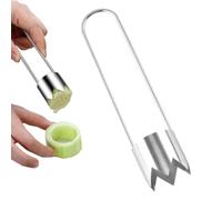 Removant al cuore dei frutti - Corers di pepe | Ritorno alla cavità di pepe | Smerigliatrice di semi di mela | Strumento gadget da cucina in acciaio inossidabile