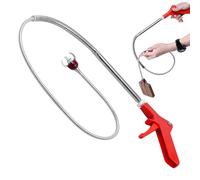 Remover de zulos de serpiente de inodoro, removedor de zuecos de inodoro Snake | Serpiente de desagüe del baño, recolectador de garras | Herramientas de plomería flessibile sin deslizamiento para la