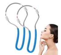 Remover dei peli del viso da donna di Sightfelt, pelo primaverile in acciaio inossidabile per il viso, epilatore di mira per le donne (2pcs-B)