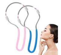 Remover dei peli del viso da donna di Sightfelt, pelo primaverile in acciaio inossidabile per il viso, epilatore di mira per le donne (2pcs-C)