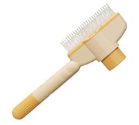 Remover del nodo di gatto - strumento per capelli, pettine di pelliccia | Pulsante espulsione 'espulsione rastrello, setole in acciaio per il controllo del tappetino felino di assottigli