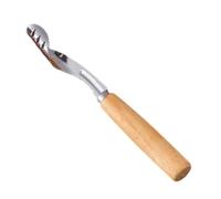Remover del nucleo di frutta, verdura di zucca in acciaio inossidabile Corer Pere di pettine Cucina manuale antiscivolo Cucina con maniglia in legno per la frutta di cucina insalata di preparazione