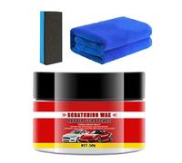 Remover di scratch automatico | Kit di rimozione del turbinio da 50 ml di graffio | Renovatore di vernice | Cera di riparazione per con asciugamano e spugna per lucidare il ripristino del veico