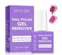 Remover Semipermanente Unghie, 15ml Solvente per Smalto Semipermanente, Rimuovi Semipermanente Unghie in 3-5 Minuti, Non c'è Ammollo o Avvolgimento, Rapido e Facile