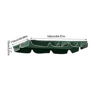 Remplacement de la Canopée Balançoire Extérieure - Toit Étanche | Haut Rechange pour Balancelle de Porche Jardin | Couverture Solaire Protection UV Auvent Durable Extérieur Universel