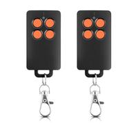 Remplacement pour SCS Sentinel AAM0121 - Télécommande de Portail 4 Canaux à Code Tournant, 433 MHz, Portée 50 m, Sécurité Renforcée, Compatible Motorisations Portail (arancione, 2 pièces)