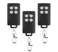 Remplacement pour SCS Sentinel AAM0121 - Télécommande de Portail 4 Canaux à Code Tournant, 433 MHz, Portée 50 m, Sécurité Renforcée, Compatible Motorisations Portail(Gris, 3 pièces)