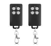 Remplacement pour SCS Sentinel AAM0121 - Télécommande de Portail 4 Canaux à Code Tournant, 433 MHz, Portée 50 m, Sécurité Renforcée, Compatible Motorisations Portail(Gris, 2 pièces)