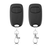 Remplacement pour SCS Sentinel AAM0128 - Télécommande Allarmi 433,92 MHz 2 Canaux à Code Secret Tournant Simply Control, Portée 80 m, SOS & Mode Partiel, Compatible KitAlarm, Noire (2 pièces)