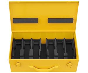 Rems 570295 - Cassetta in lamiera d'acciaio per 6 pinze a pressare, fino a 35