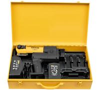 Rems AKKU-PRESS E 22V ACC Basic Pack (per la produzione di collegamenti a pressione, universale fino a ؠ110mm, pressa per tubi) 576016 R220