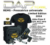 REMS - Akku-Press E 22V ACC Limited Edition 2024 con batteria e T-Shirt