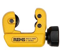 Rems, Tagliatubi RAS Cu-INOX, mini, strumento di installazione per tagliare tubi, diametro 3 mm - 28 mm, 1/8-1 1/8", spessore parete S ≤ mm 4, costruzione piccola, maneggevole, stabile