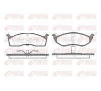 REMSA 0447.00 Kit pastiglie freni