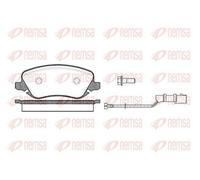 REMSA 0879.02 Kit pastiglie freni Anteriore per LANCIA THESIS (841AX)