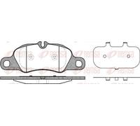 REMSA 1366.00 Kit pastiglie freni Anteriore per PORSCHE 911 (991) CAYMAN (981)