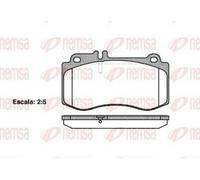 REMSA 1406.00 Kit pastiglie freni Anteriore adatto per MERCEDES-BENZ CLS (C218)