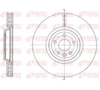 REMSA 2X Dischi Freno Anteriori Ø350 Mm Ventilati Per Jaguar XF X260 JB