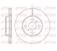 REMSA 2x Disco Freni Anteriore Ø255mm Ventilato per BMW 1er X1 Toyota Yaris E87