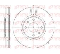REMSA 2x Disco Freni Anteriore Ø283mm Ventilato per Peugeot 207 Cc 2008 I