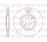 REMSA 2x Disco Freni Anteriore Ø301.5mm Ventilato per Peugeot 307 Cc Citroën C4
