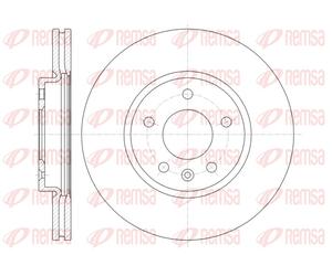 REMSA 2X Disco Freno Ø299.9Mm Ventilato Per Opel Astra J 2.0 CDTi 1.7