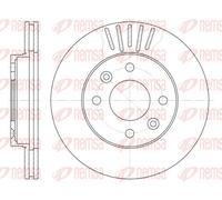 REMSA 2X Disco Freno Anteriore Ø238 Mm Ventilato Per Renault Clio II BB_ CB_ 1.2