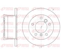 REMSA 2x Disco Freno Posteriore Ø272 MM Pieno per Mercedes-Benz Sprinter 3-T Box