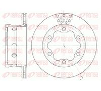 REMSA 2x Disco Freno Posteriore Ø285mm Ventilato per Mercedes Sprinter 4-T 904